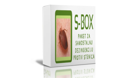 S-BOX PAket za samostalnu dezinsekciju na pojavu stenica u krevetima,stanovima,kucama,lokalima,hotelima i hostelima.